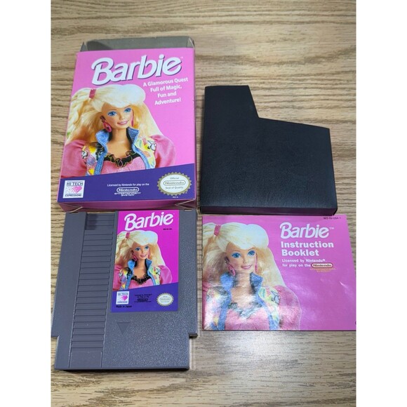 Barbie (Nintendo NES 1991) CIB‎ Tested - Picture 3 of 7